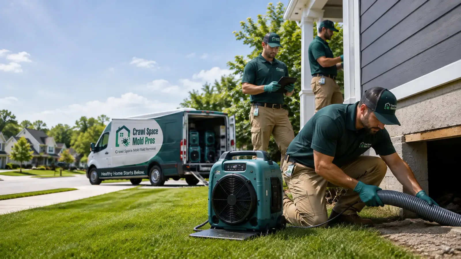 Crawl Space Mold Removal in Carolina, RI